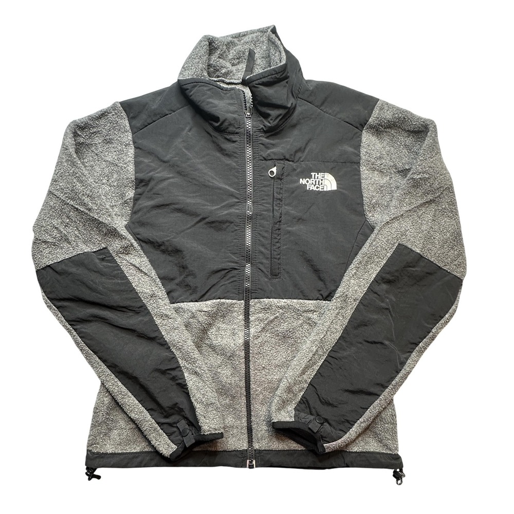 The North Face Jacket Womens XS Gray Black Polartec Fleece Full Zip Outdoor